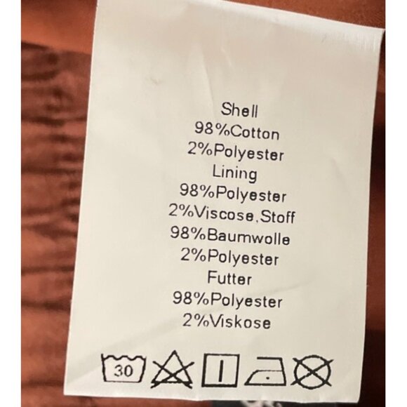 Scarlet Darkness Wide-Leg Palazzo Pants Rust Brown M Lagenlook Relaxed Boho - Picture 5 of 6